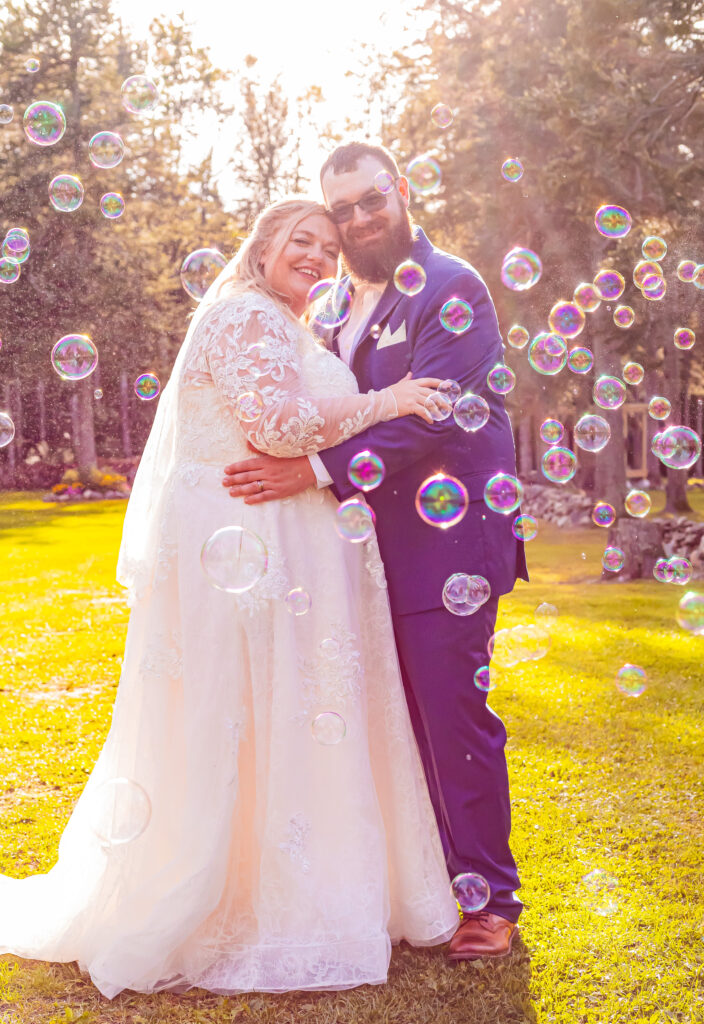 bubble wedding send off nh