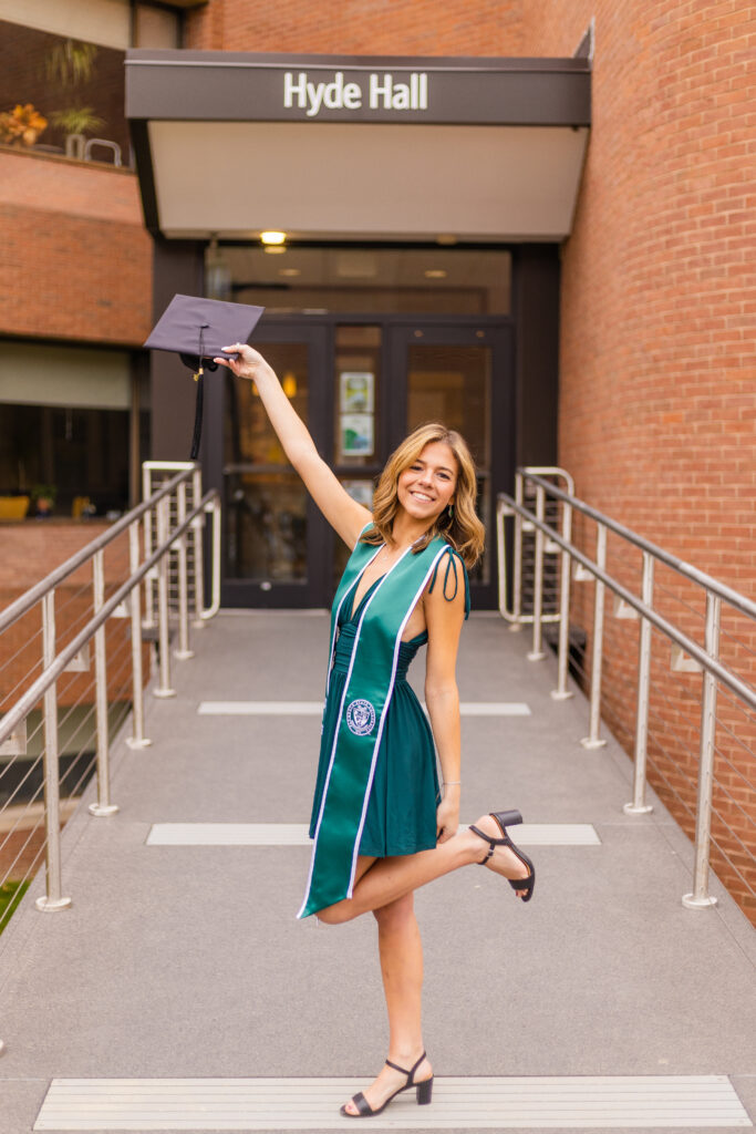 college grad at hyde hall at plymouth state university