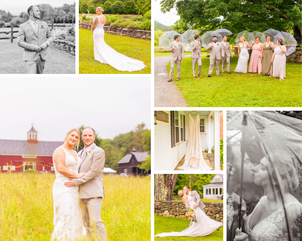 A rustic barn wedding in Grafton, Vermont.