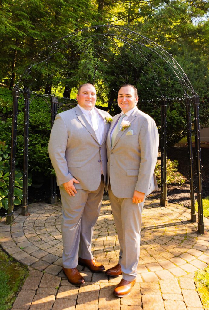 Groom and the best man.