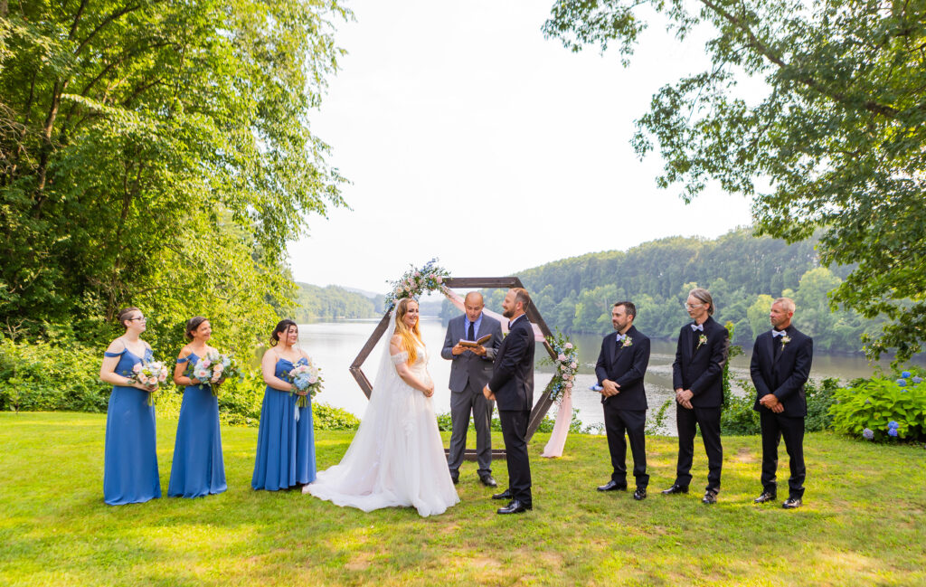 A whimsical garden wedding in NH