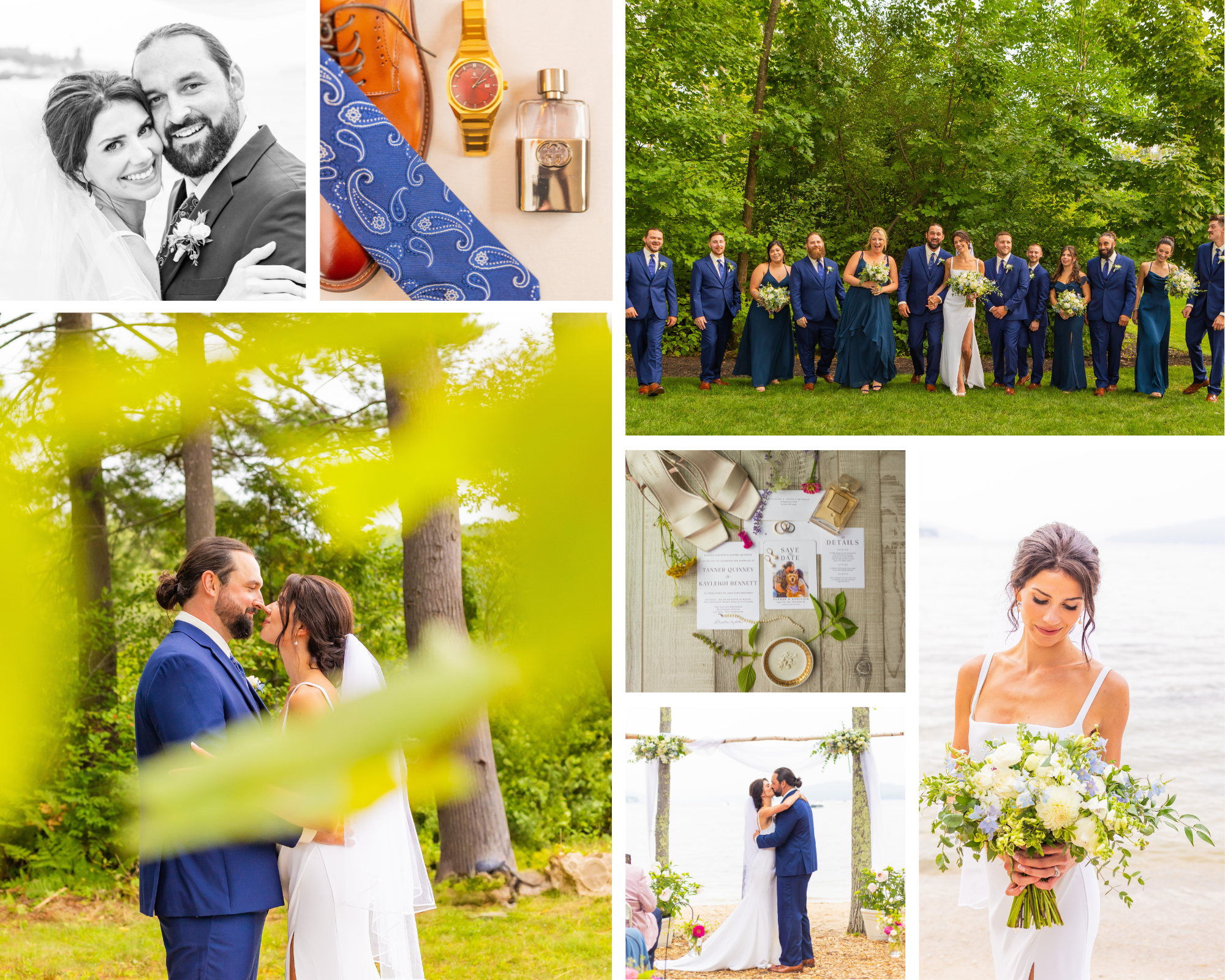 NH Lakefront Wedding on Lake Winnipesaukee