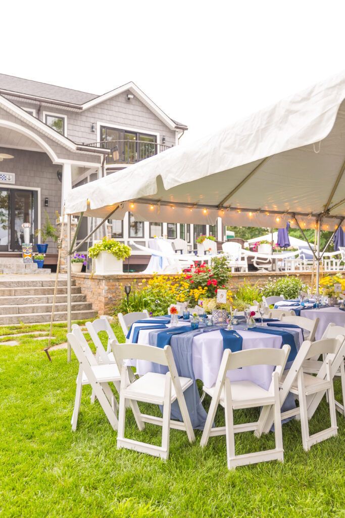 NH Lakes Region Backyard Wedding