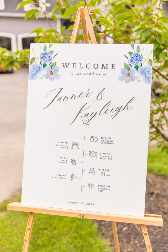 Wedding Welcome Sign