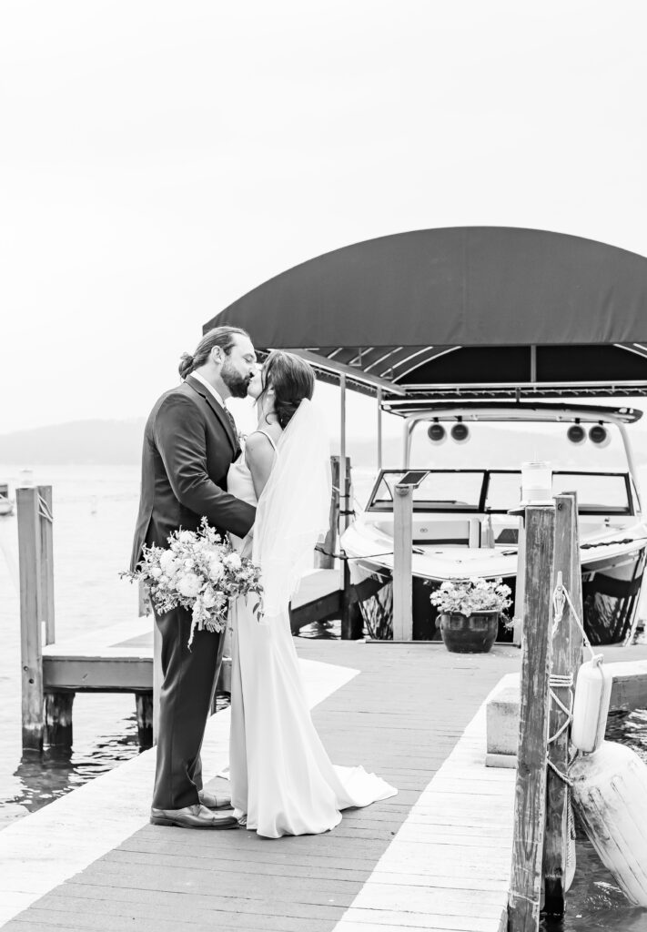 A Lake Winnipesaukee Wedding on Weirs Beach.