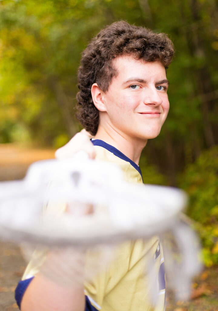 sports senior photos in New Hampshire