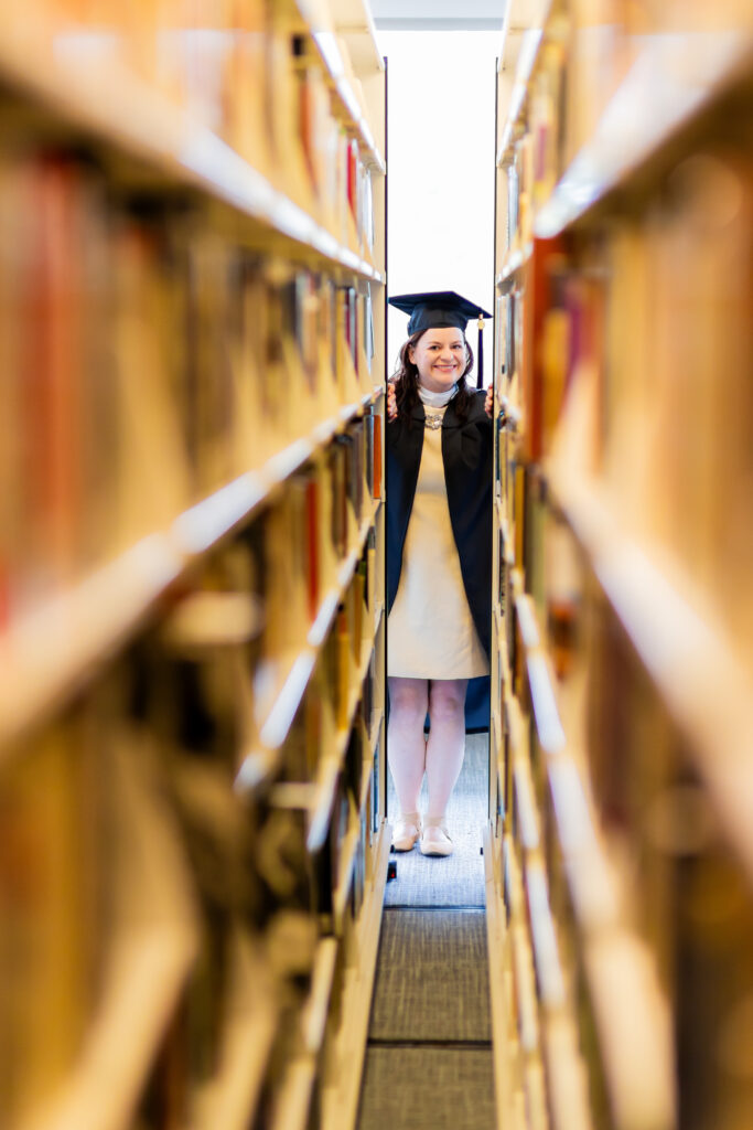 NH college cap and gown photos