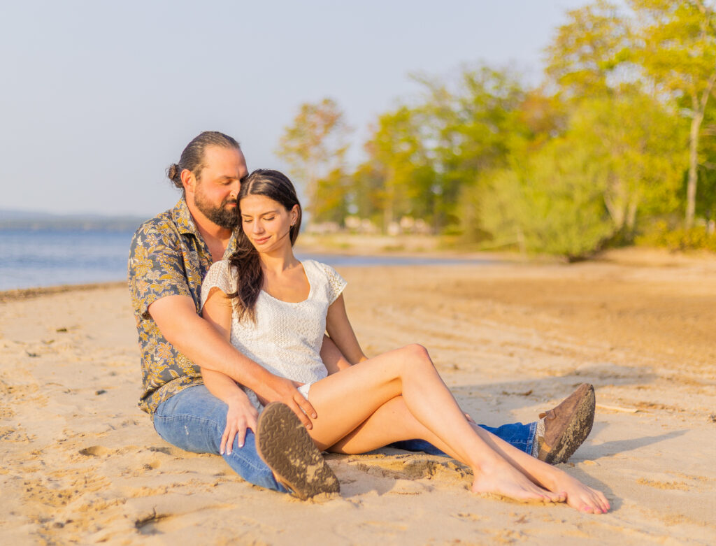 Ellacoya State Park Engagement Session in Gilford, NH.
