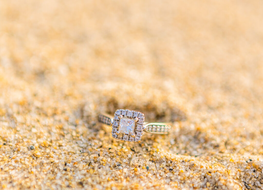 Ring in the Ellacoya State Park sandy beach.