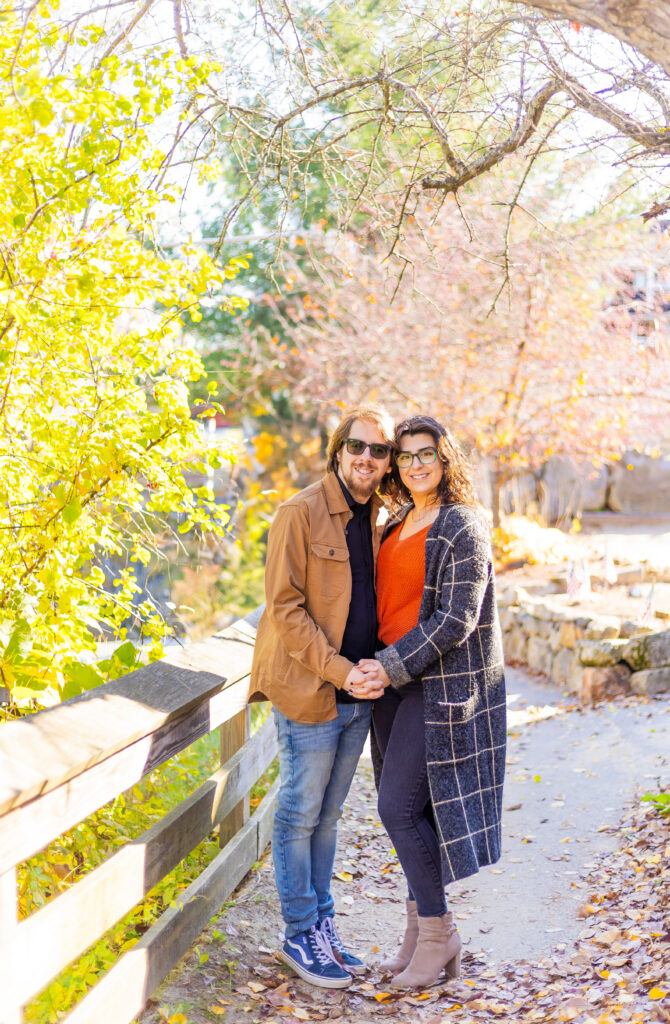 Engagement session in Meredith NH