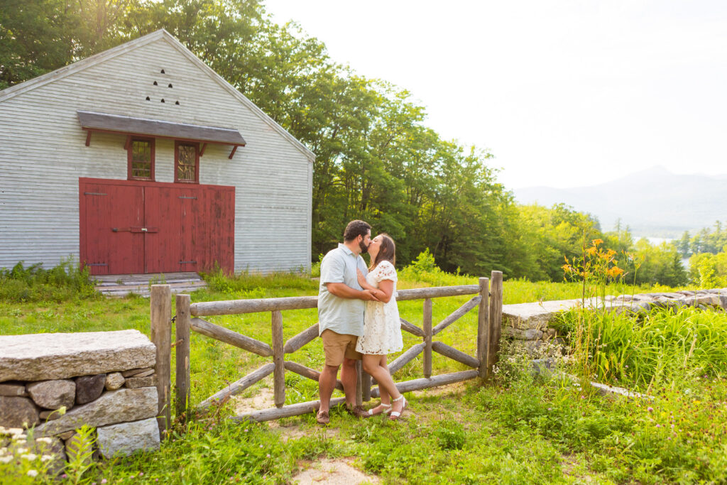A summer engagement session in North Conway, New Hampshire.