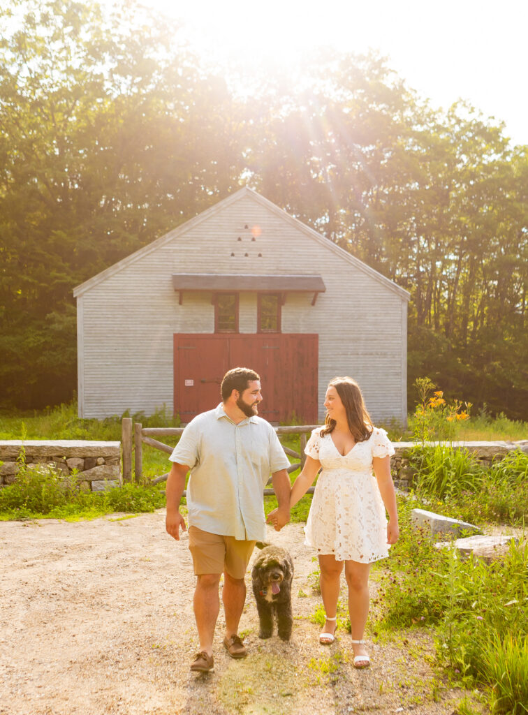 A golden hour engagement session at Mount Chocorua near North Conway, New Hampshire.