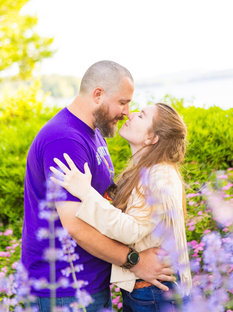 Engagement session at Cate Park in Wolfeboro, New Hampshire.