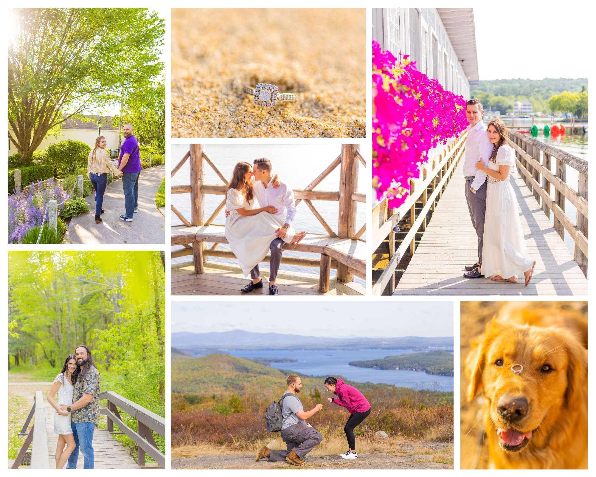 Lake Winnipesaukee Engagement Photo Locations