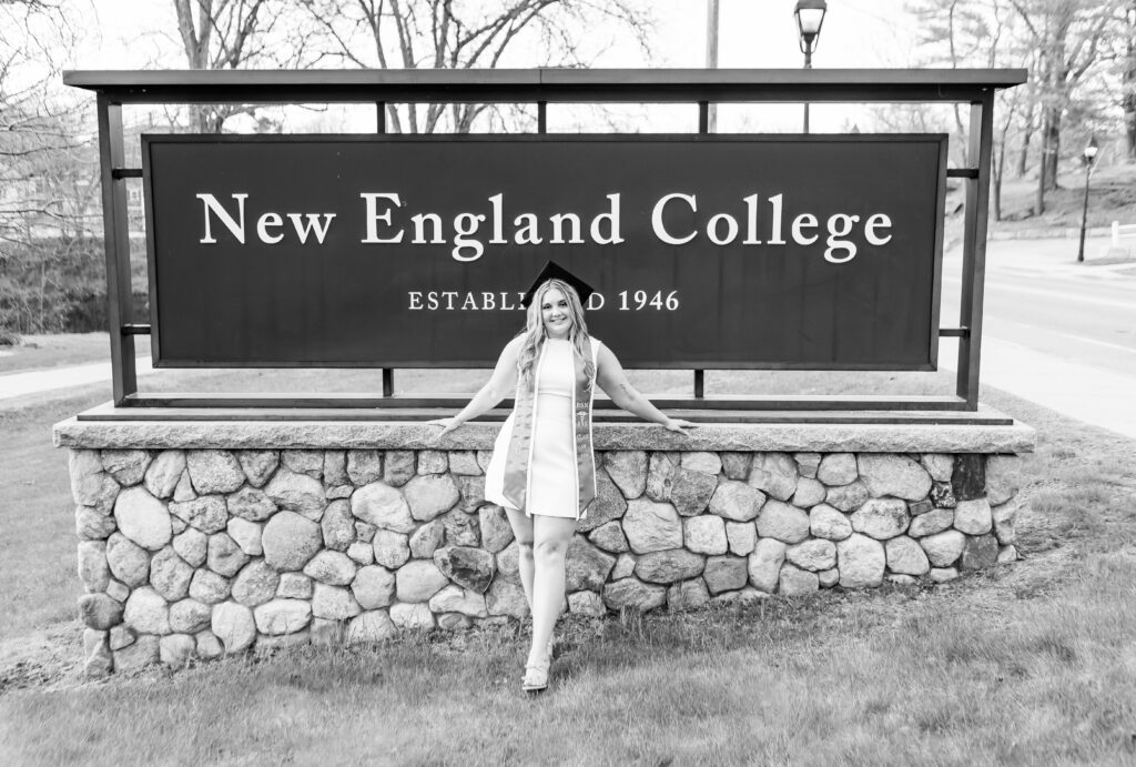 New England College graduation session in the spring.
